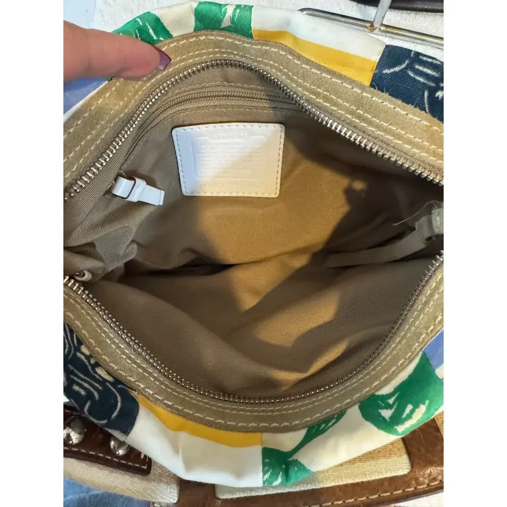 Coach Hampton Patchwork Multicolor Y2K Patchwork Hobo Bag 10441 (pu210)